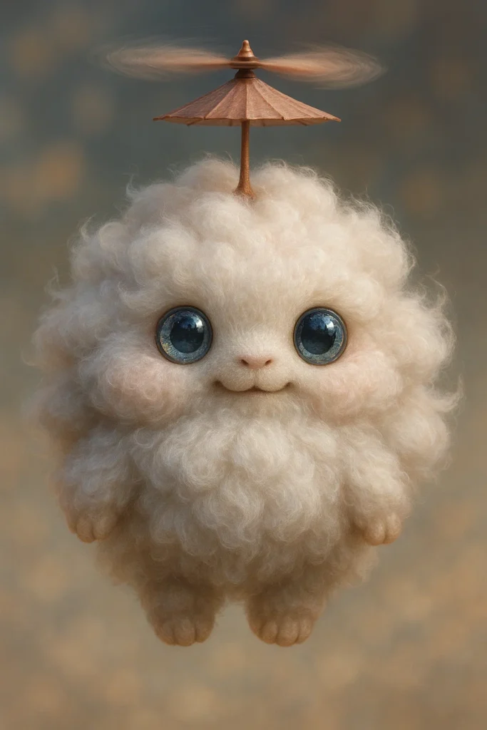 Cotton Candy Cloud Creature