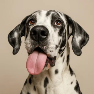Playful Harlequin Dane